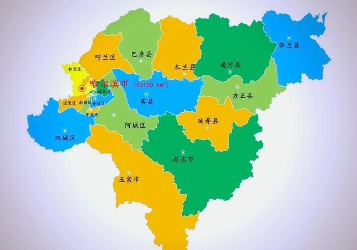 一张图看懂黑龙江哈尔滨通河县今日轨迹公布/哈尔滨通河县位置