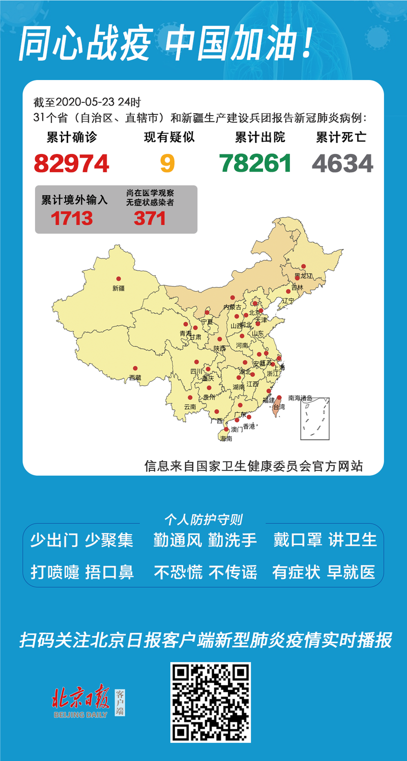 31省市新增确诊4例均为境外输入/31省份新增确诊10例均为境外输入