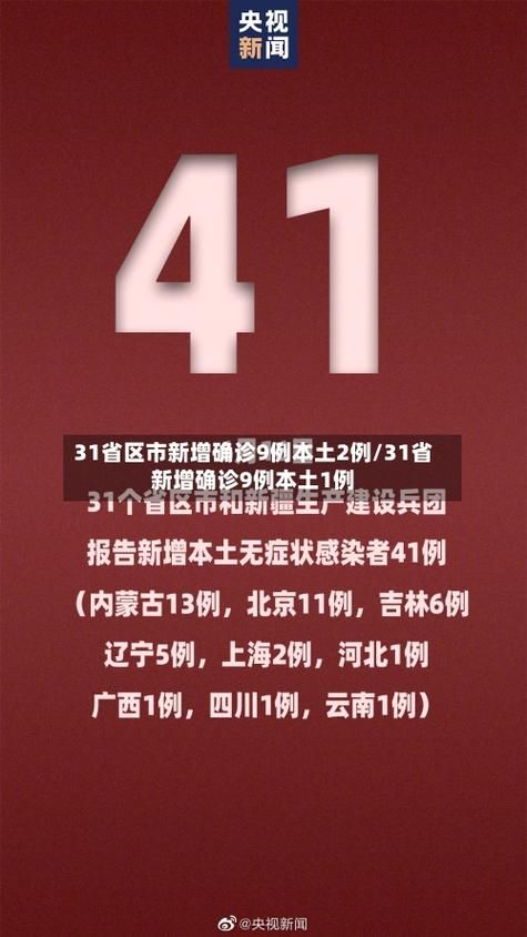 31省新增15例本土确诊涉28省市/31省区市新增确诊14例 其中本土9例